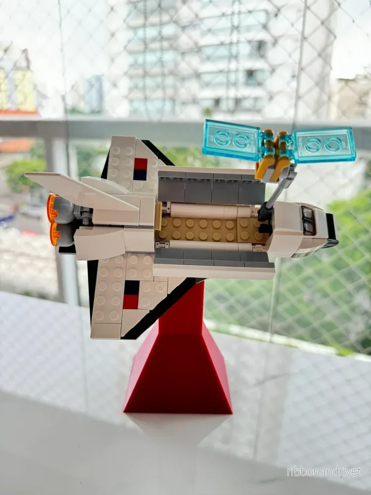 Lego Mini Space Shuttle Display Stand för 3 i 1 Lego Model (31134)