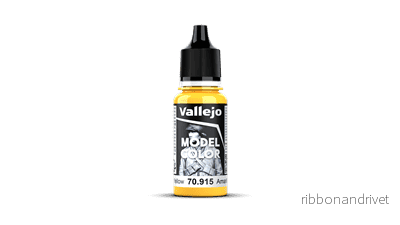 Vallejo - Model Color / Matt - 026 Djup Gul 18 ml - Bild 2