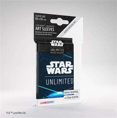 Gamegenic – Star Wars: Unlimited Art Sleeves – Card Back Blue