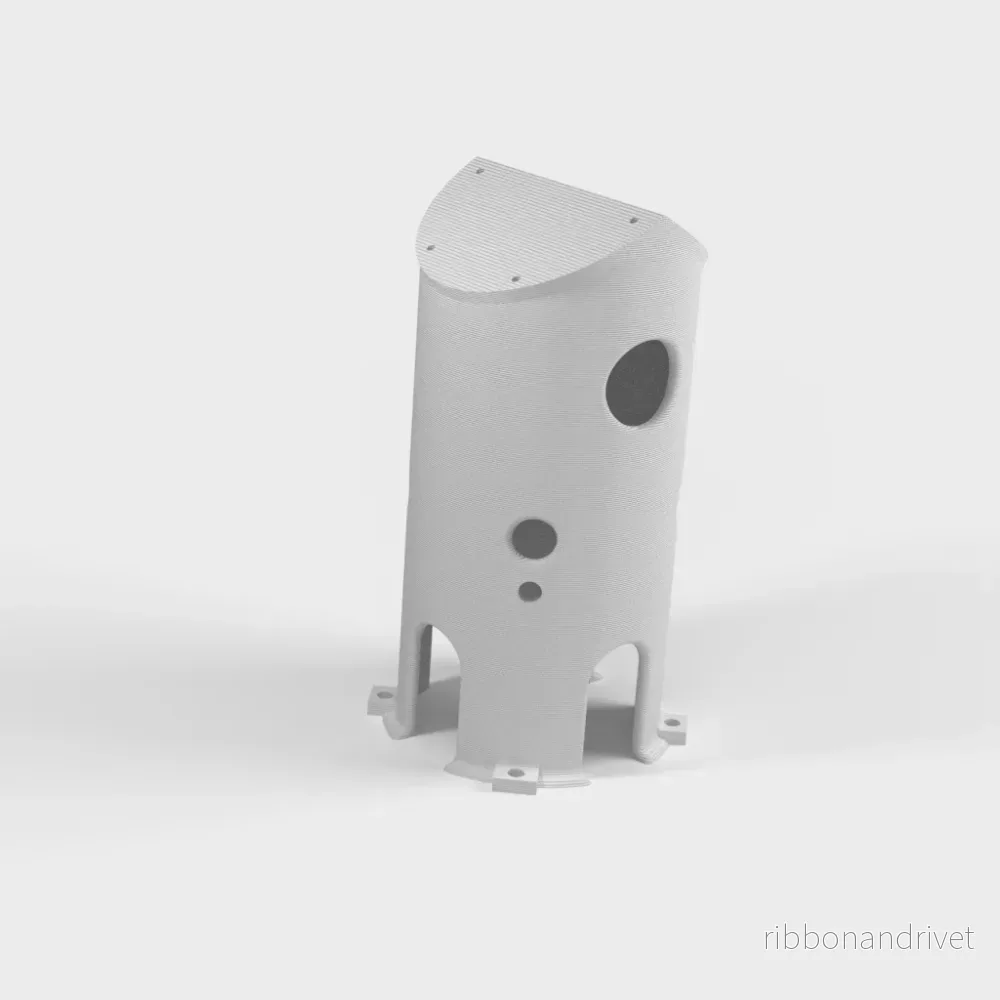 3D-printad fågelmatare i trä - Bild 3