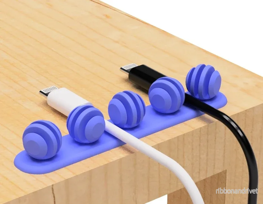 USB-kabelhållare i honungsskedsdesign USB-kabelhållare i honungsskedsdesign