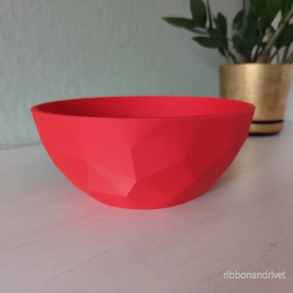 Modern Low Poly Design Nachoskål - Bild 3