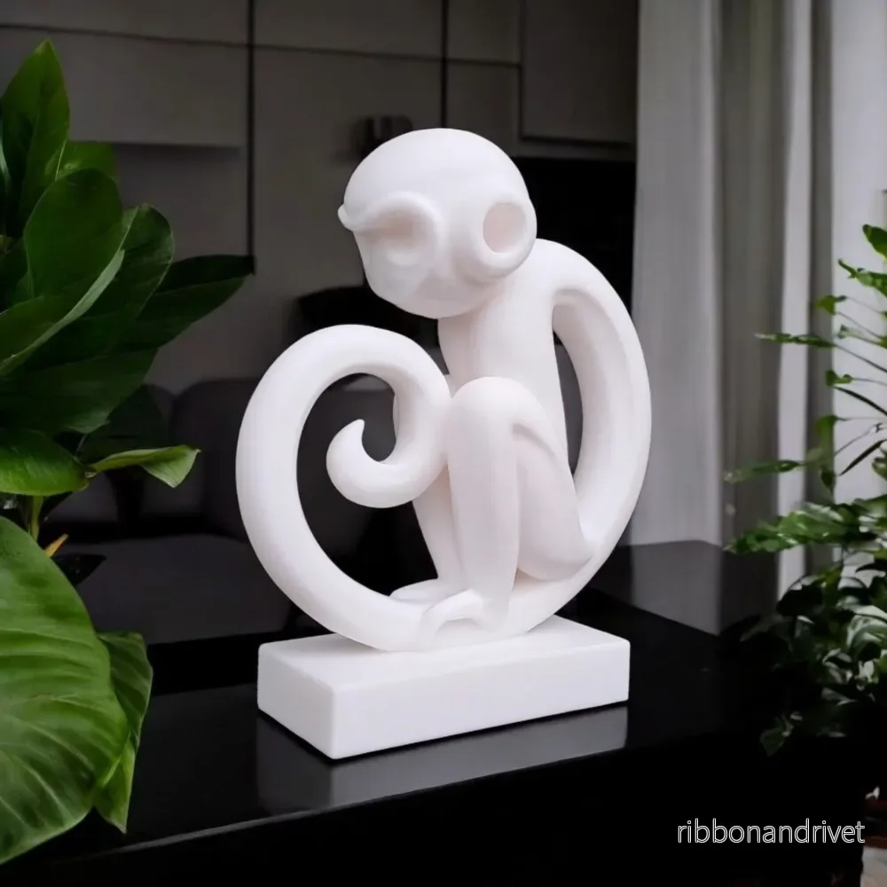 Minimalistisk apskulptur till det moderna hemmet