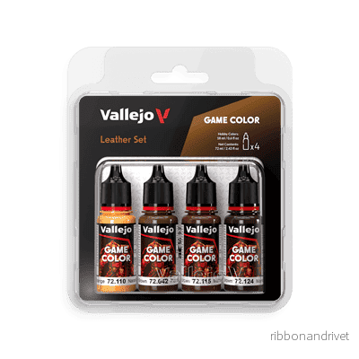 Vallejo - Game Color / 4 färger - Läder Set 18 ml - Bild 2