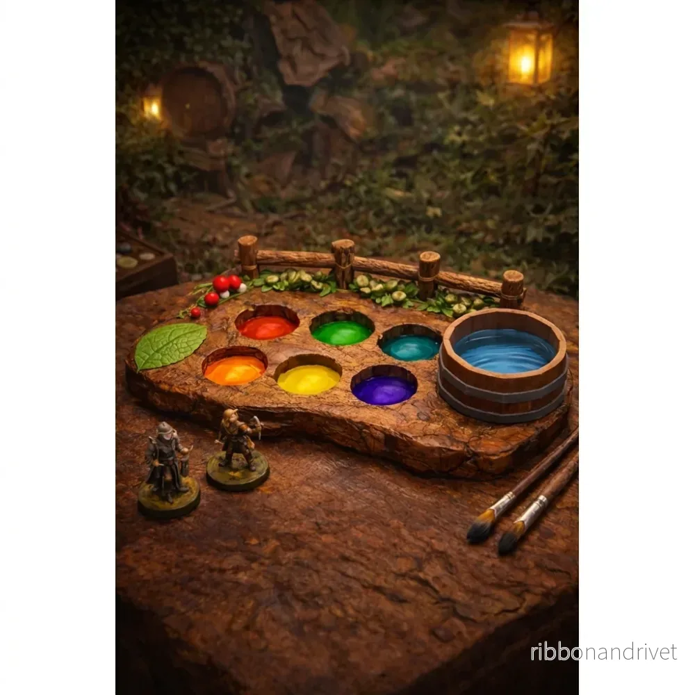 Shirebrush malepalett för miniatyrmålning och wargaming
