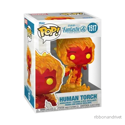 Funko POP Marvel: FF S1 - Human Torch - Samlarfigur