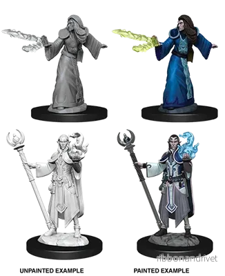 D&D Nolzur’s Marvelous Miniatures: Manlig Elf Trollkarl