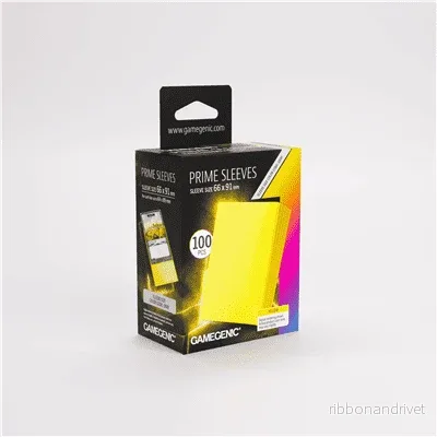 Gamegenic - Prime Sleeves Yellow 66x91 - Bild 2