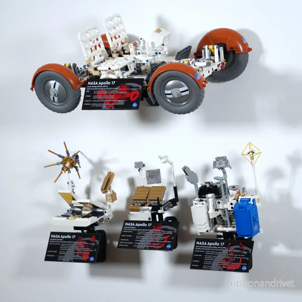 Väggupphängning för NASA Apollo Lunar Roving Vehicle - Bild 3