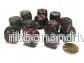 Chessex 16mm d6 Dice Blocks (12 Dice) - Velvet Black with Red - Bild 3