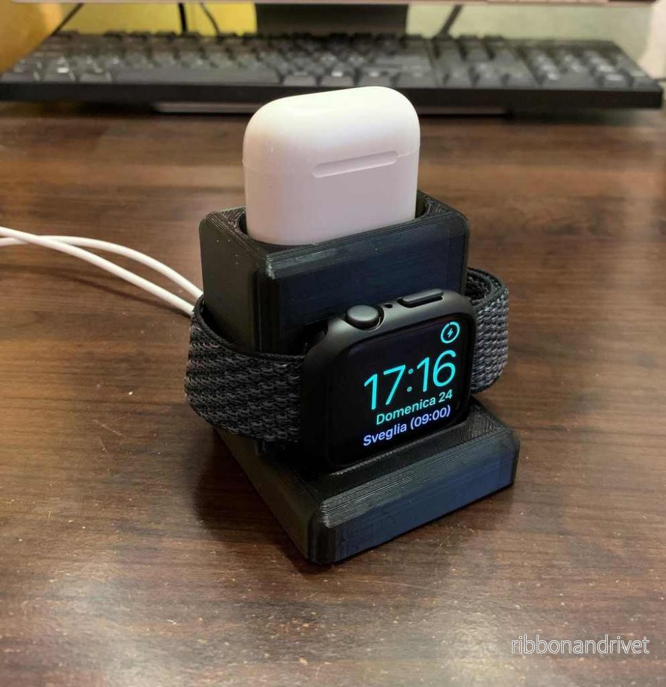 Laddningsdocka för Apple Watch SE/6 och AirPods 1/2 Laddningsdocka för Apple Watch SE/6 och AirPods 1/2