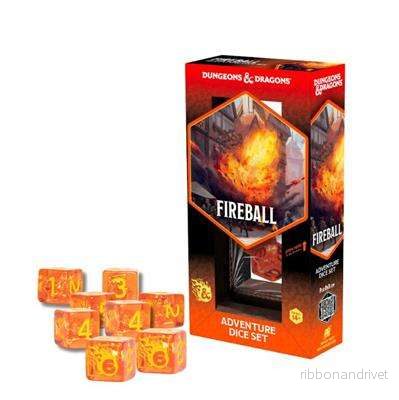 Sirius Dice – Dungeons & Dragons Adventure Dice – Fireball