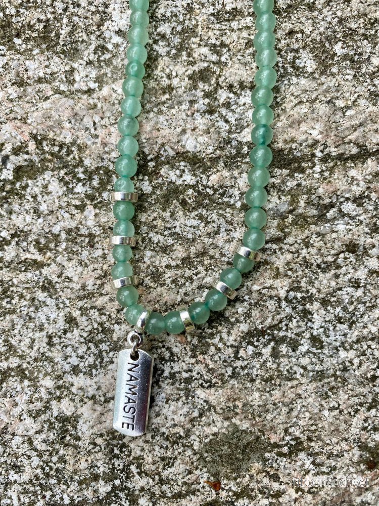 Grön Aventurin Mala Wrap - Bild 2