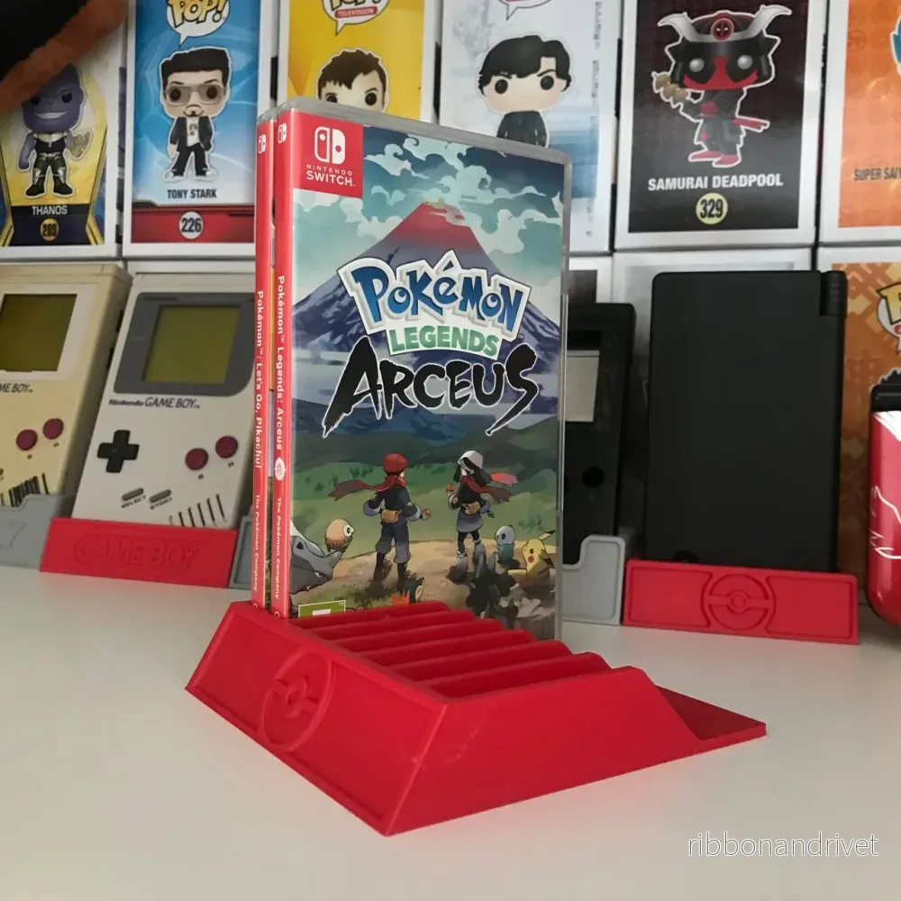 Nintendo Switch-speldisplay för 8 spel