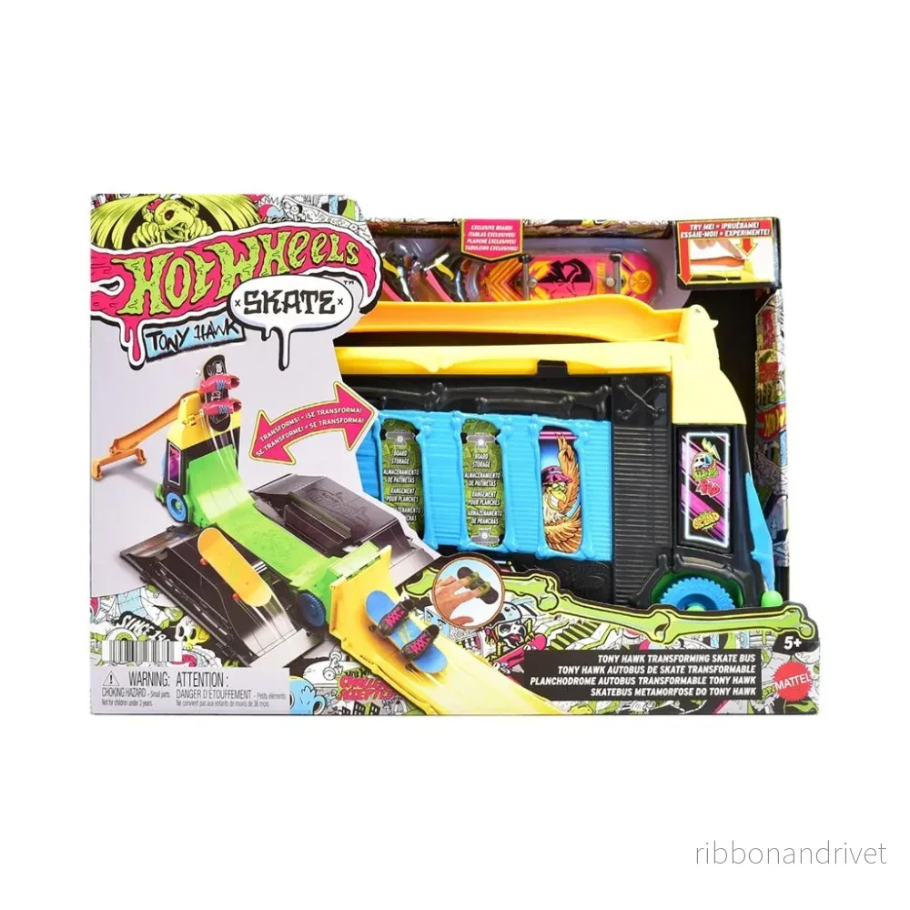 Hot Wheels Skate Tony Hawk Transformerande Skate Buss Hot Wheels Skate Tony Hawk Transformerande Skate Buss