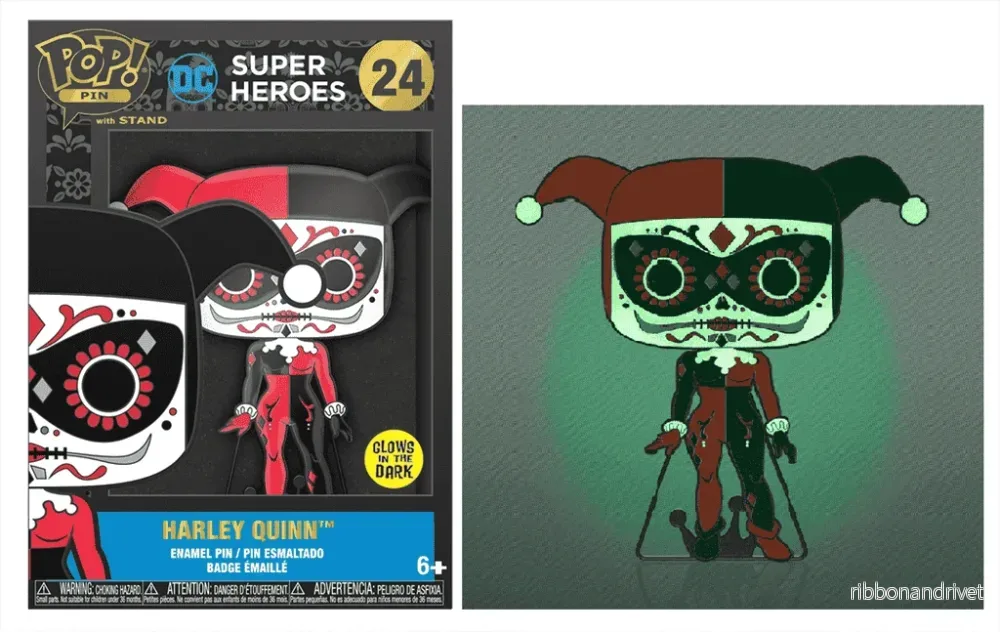 Funko POP Pins: Batman – Harley Quinn (Dia De Los DC)