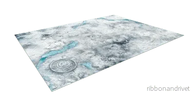 Terrain Crate - Snöfält Battle Mat 44"x60" - Bild 2