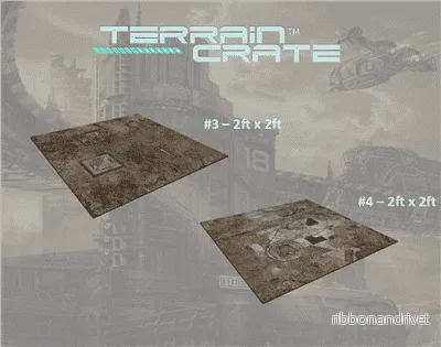 Terränglåda – Deadzone Spelmatta nr 4