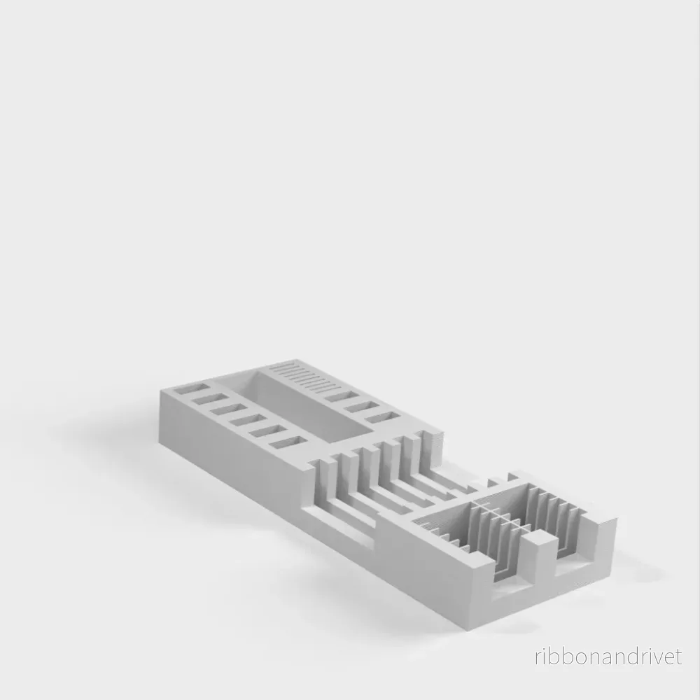 MicroSD/SD/CF/USB-hållare för förvaring av alla dina kort och stickor