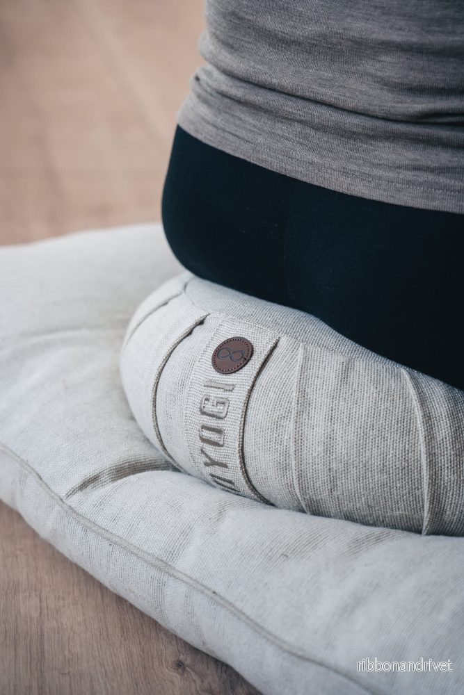 Mindful Deluxe Crescent Meditation Cushion - Hemp - Bild 3
