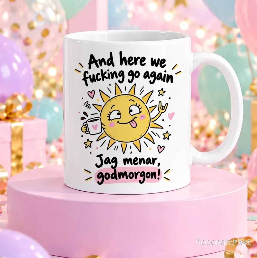 And here we fucking go again | Rolig mugg And here we fucking go again | Rolig mugg
