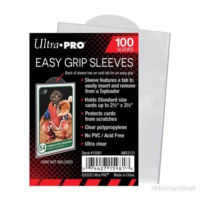 UP - 2-1/2" X 3-1/2" Easy Grip Sleeves (100 Sleeves) - Bild 2