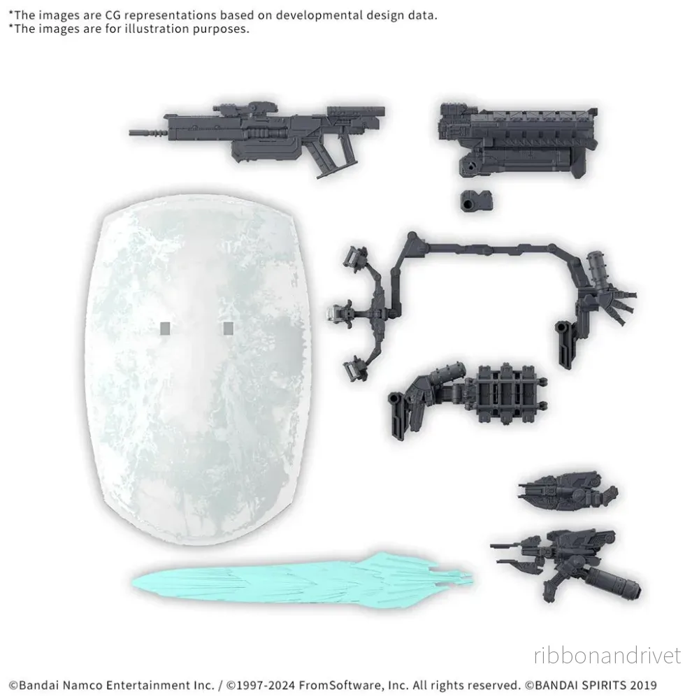 30MM DELSET FÖR ARMORED CORE Ⅵ FIRES OF RUBICON VAPENSET 05 30MM DELSET FÖR ARMORED CORE Ⅵ FIRES OF RUBICON VAPENSET 05