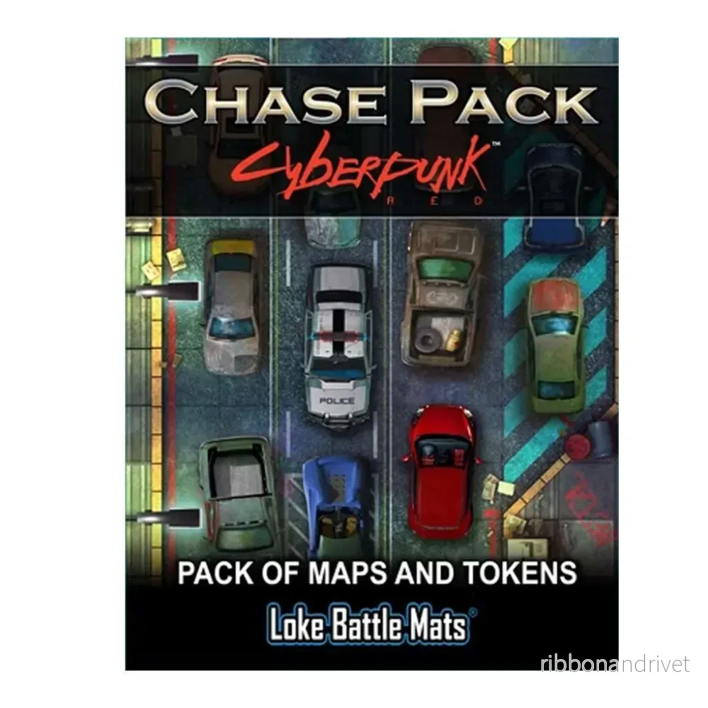 Chase Pack Cyberpunk Karta- och Tokenpaket Chase Pack Cyberpunk Karta- och Tokenpaket
