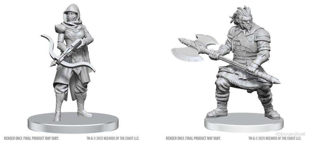 D&D Nolzur's Marvelous Miniatures: Assassin & Berserker