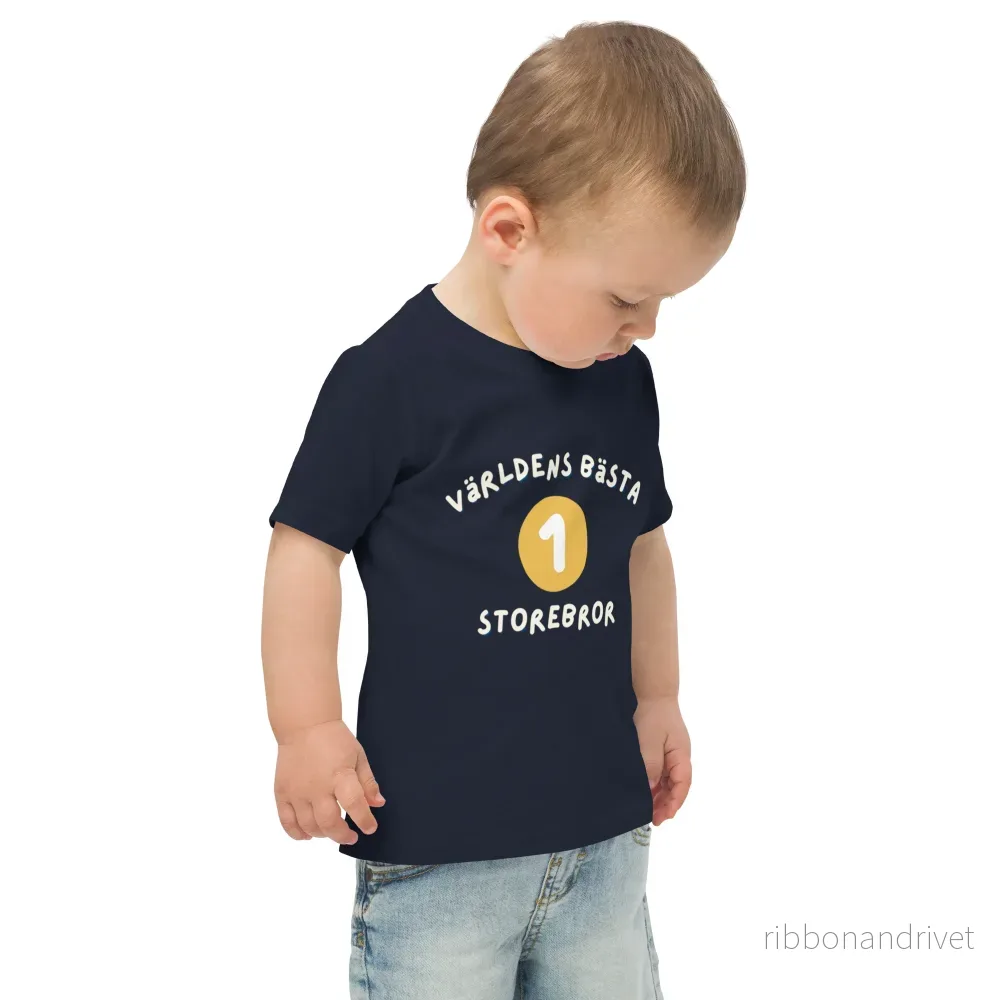 Världens Bästa Storebror T-shirt - Nummer 1 - Bild 2