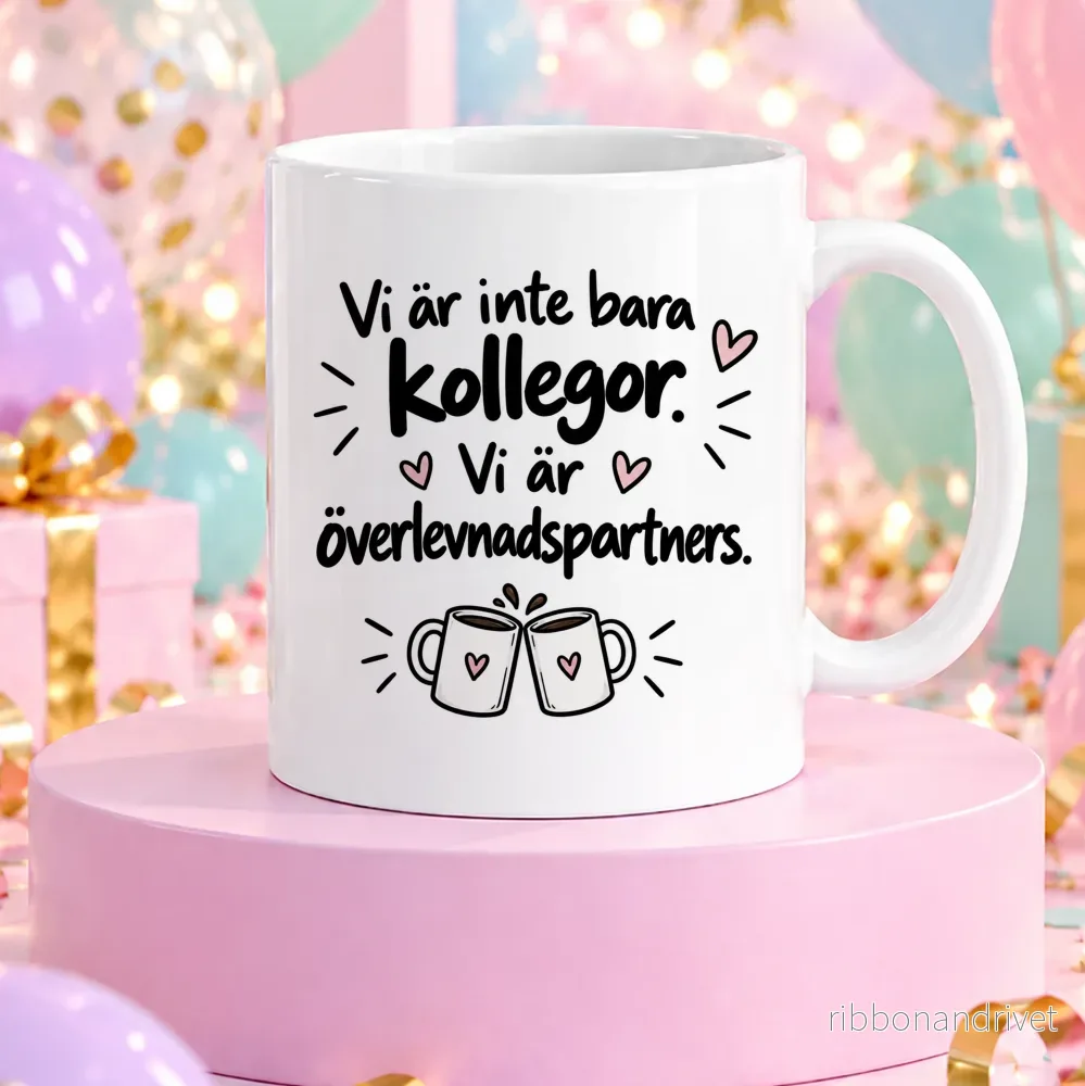 Vi är inte bara kollegor | Rolig mugg - Bild 2