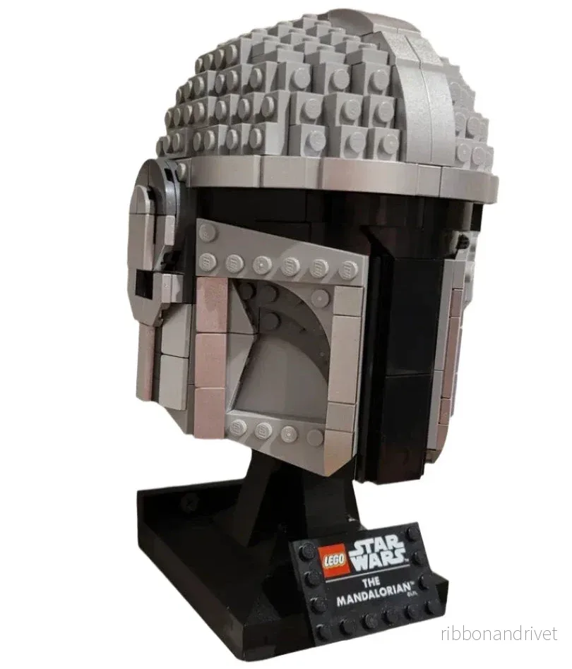 Lego Mandalorian hjälm väggfäste Lego Mandalorian hjälm väggfäste