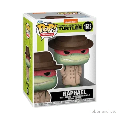 Funko POP Movies: TMNT - Raphael med Kappa & Hatt - Bild 2