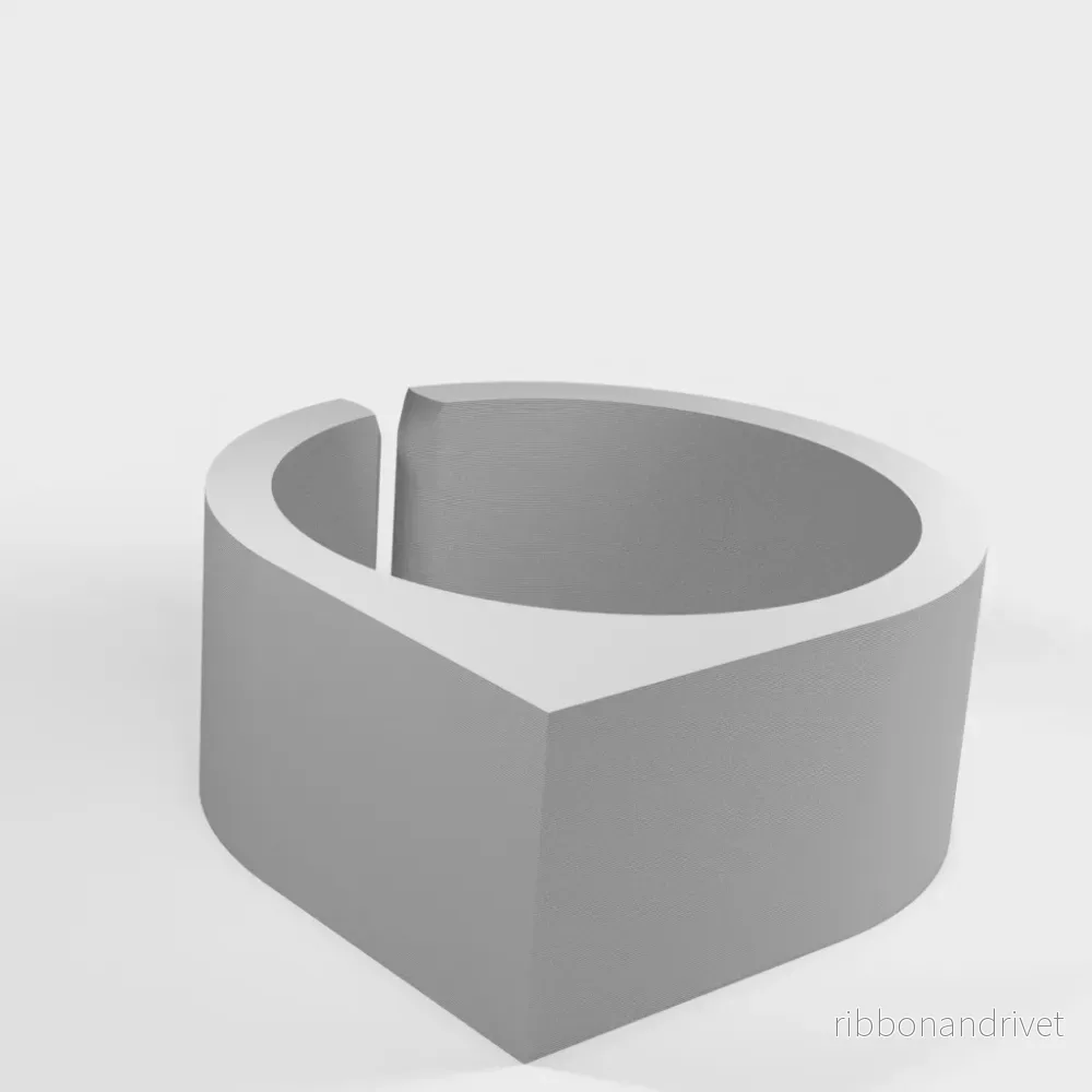 Kabelklämma med 20 mm innerdiameter för lim eller dubbelhäftande tejp - Bild 3