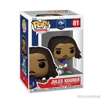 Funko POP Fotboll: Frankrike – Jules Koundé Funko POP Fotboll: Frankrike – Jules Koundé