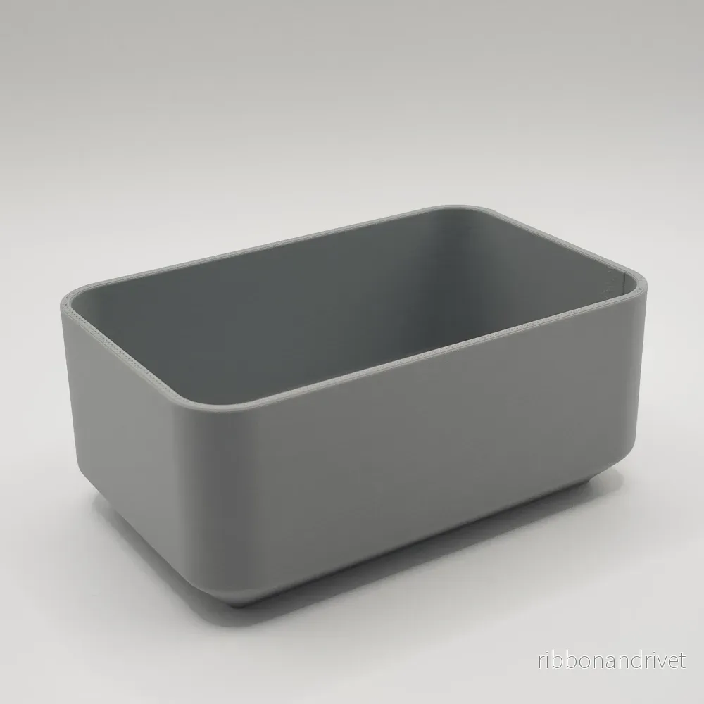 Rektangulär modern orkidékruka för inomhusväxter