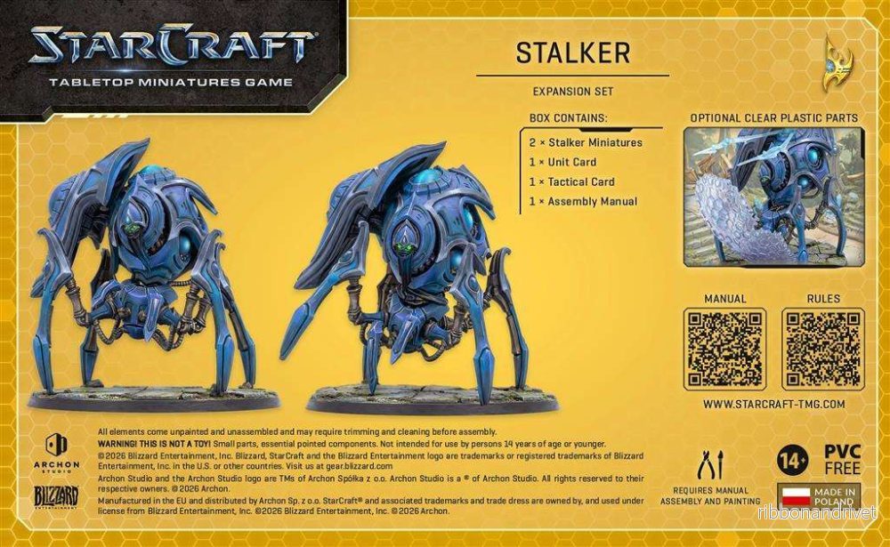 StarCraft® The Miniatures Game – Stalker – Protoss – expansionsset – EN - Bild 2