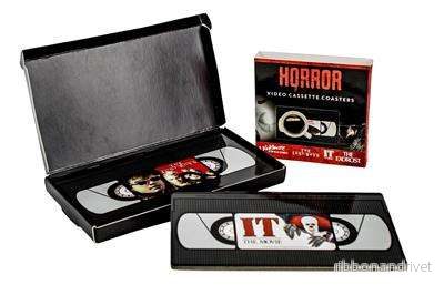 Warner Bros. – Drinkunderlägg med skräckfilmsdesign i VHS-kassettformat - Bild 2