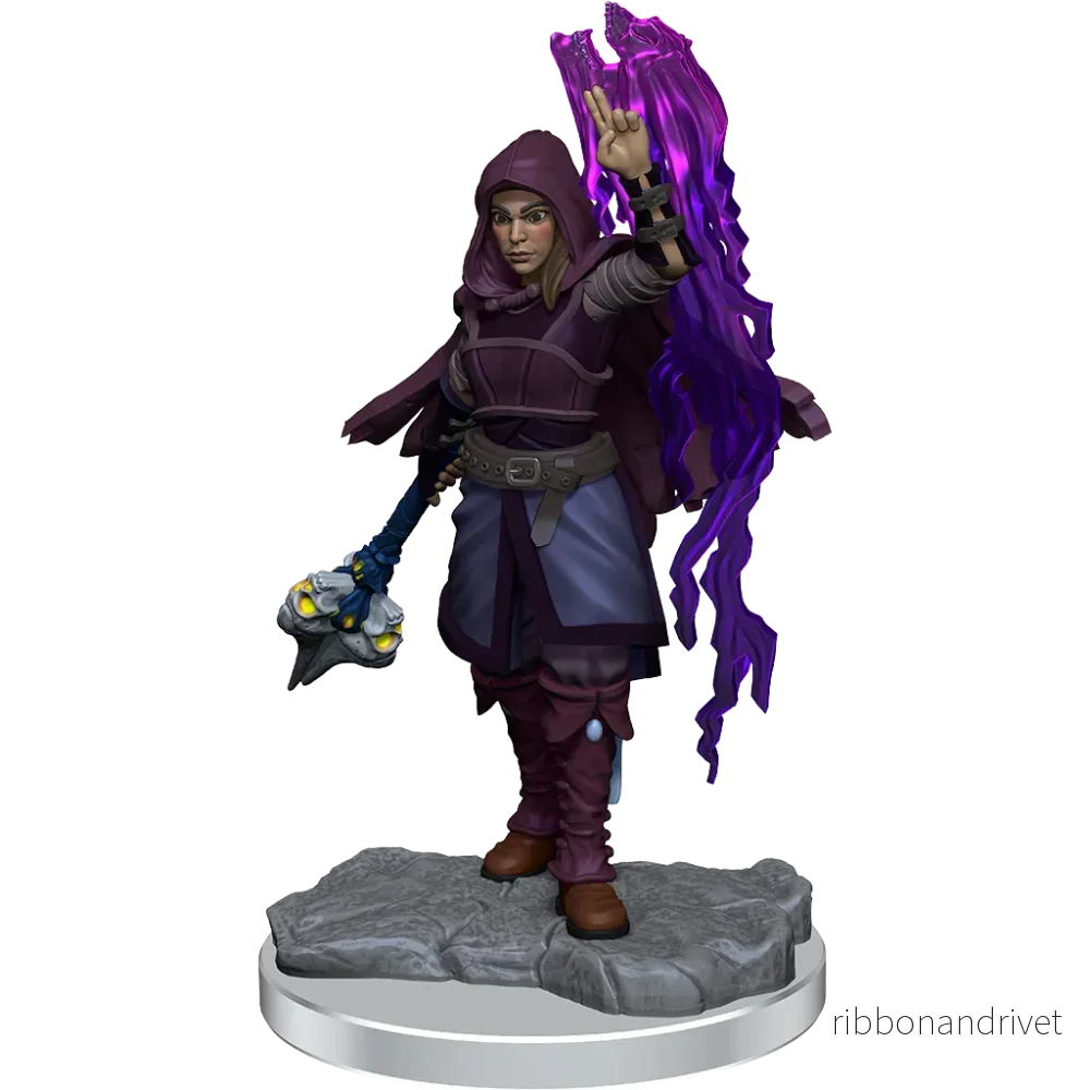 D&D Nolzur’s Marvelous Miniatures: Half-Elf Warlock D&D Nolzur’s Marvelous Miniatures: Half-Elf Warlock
