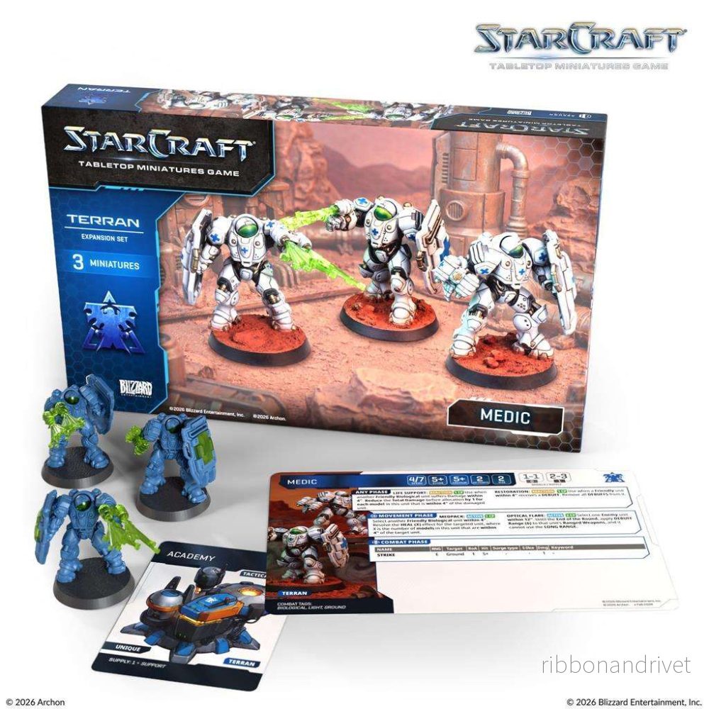 StarCraft® The Miniatures Game – Medic – Terran expansionsset – EN StarCraft® The Miniatures Game – Medic – Terran expansionsset – EN