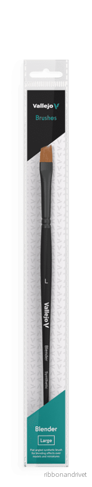 Vallejo – Flat Angled Synthetic Brush Large Vallejo – Flat Angled Synthetic Brush Large