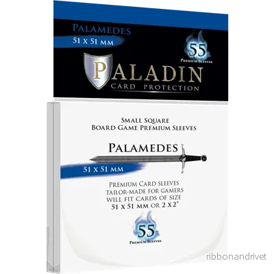 Paladin Sleeves - Palamedes Premium Small Square 51x51mm (55 Sleeves) - Bild 2