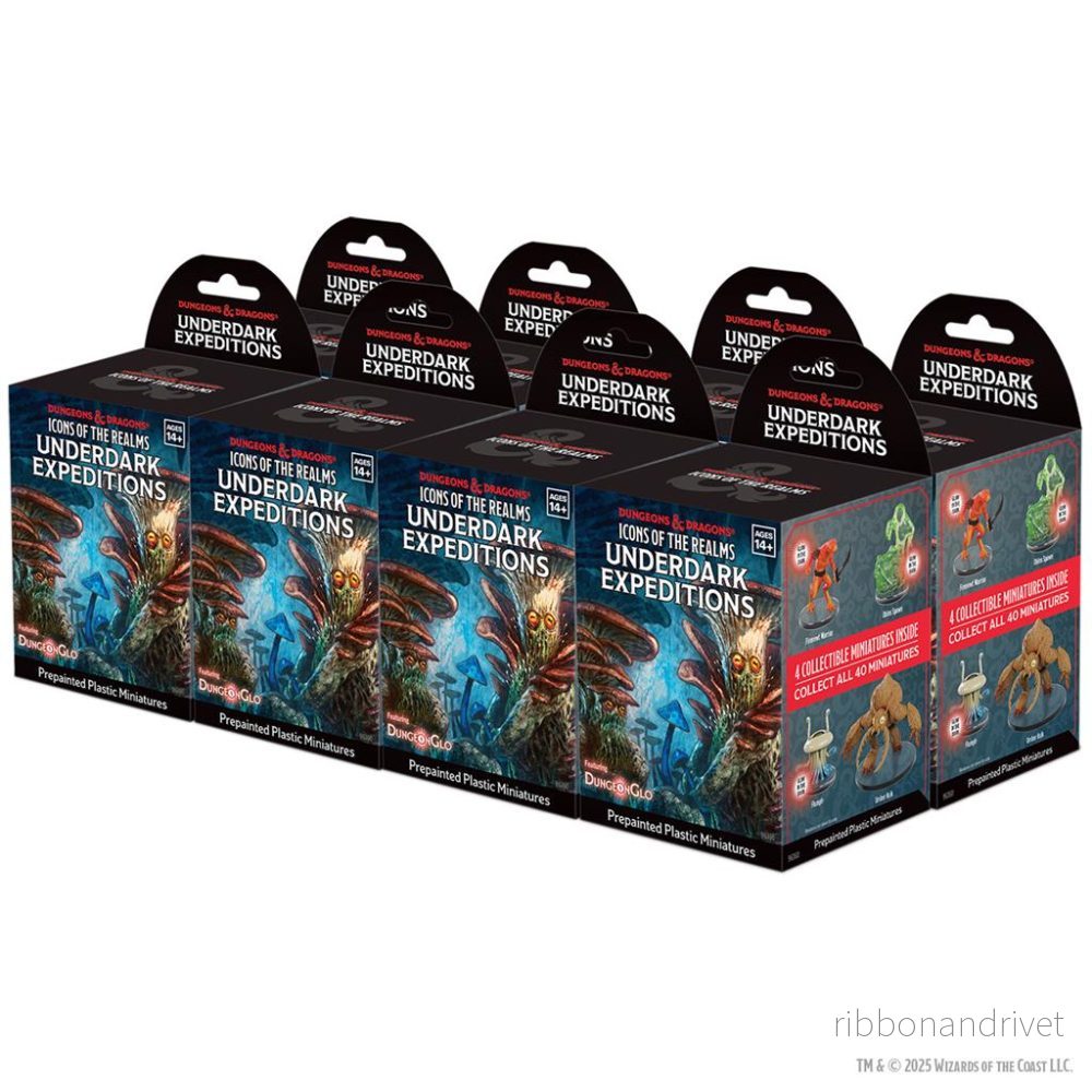 D&D Icons of the Realms: Underdark Expeditions – 8 ct. Booster Brick (Set 36) D&D Icons of the Realms: Underdark Expeditions – 8 ct. Booster Brick (Set 36)