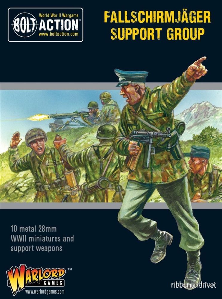 Bolt Action – Fallschirmjäger Support Group (HQ, Mortar & MMG) Bolt Action – Fallschirmjäger Support Group (HQ, Mortar & MMG)