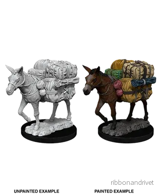 Wizkids Deep Cuts Omålade Miniatyrer: Pack Mule Wizkids Deep Cuts Omålade Miniatyrer: Pack Mule