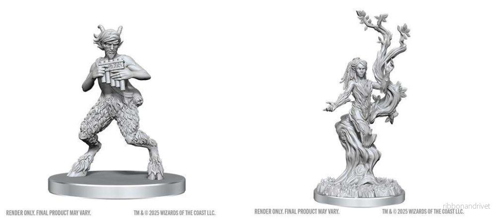 D&D Nolzur's Marvelous Miniatures: Satyr & Dryad