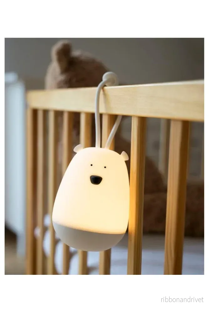 Hängande nattlampa med form av en nalle (ink fjärrkontroll)