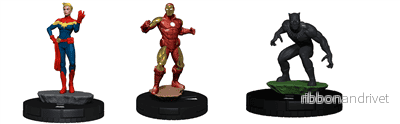 Marvel HeroClix: Fantastiska Avengers Månatliga OP-Kit - Bild 2