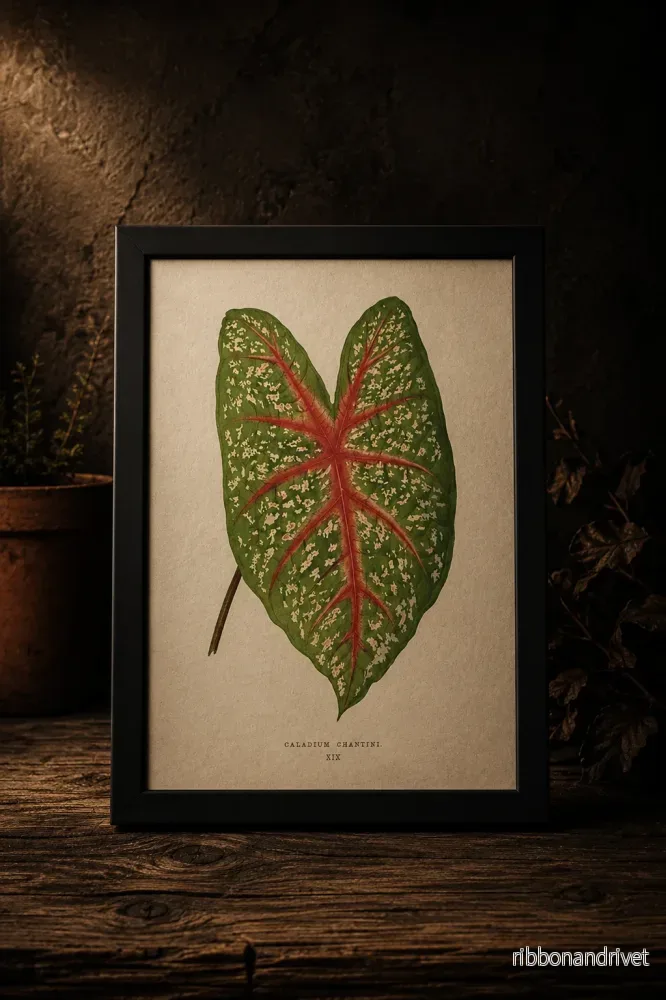 Botanisk poster, Cladium Chantini Botanisk poster, Cladium Chantini