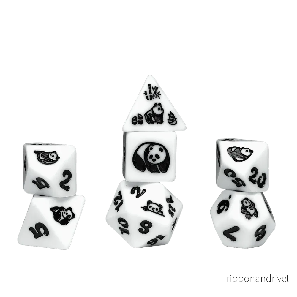 Sirius Dice – Djurtärningsset – Månpanda